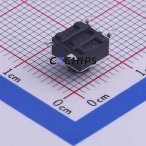 TS-1002S-05526C Tactile Switch SMD-4P,6x6mm Switch Single Pole Single Throw Round Button Vertical Mount 6mm - Product Image 2