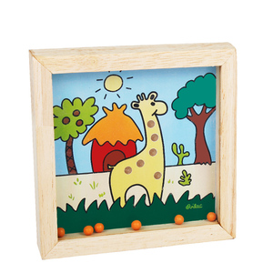 Amazon Offre Spéciale dessin animé poulet et d'oeufs équilibre <span class=keywords><strong>paume</strong></span> balle enfants jouets de puzzle en bois de haute Qualité <span class=keywords><strong>jeu</strong></span> - Product Image 2