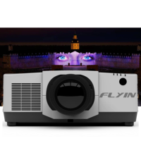 Proyector láser de holograma Flyin 30000 4K 7D con 3LCD lúmenes ANSI para construcción al aire libre Mapeo 3D Proyección de lugar grande