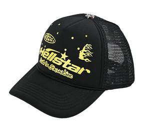 Cappello Trucker a 5 Pannelli All'Ingrosso, Multicolore con Stampa a Stelle, Cappellino da Baseball in Rete per Sport e Uso Quotidiano - Product Image 5