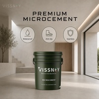 Fabricant de Foshan OEM/ODM, revêtement sans joint à haute adhérence de couleur personnalisée pour sols et murs en micro-ciment