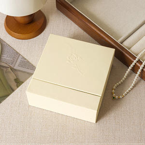 Boîte cadeau de luxe réutilisable avec logo imprimé, design personnalisé avec ruban, pour emballage de parfum - Product Image 2