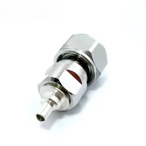 Fabrikant Leveren Groothandel Messing Materiaal 4.3-10 Mini Din Mannelijke L20 Stekker Voor Rg141 Rg402 Kabel Rf Coax Coaxiale Connectoren