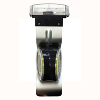 Delineateur routier solaire OWLEYE pour garde-corps en W, IP66, avec lumière de circulation clignotante synchronisée, réflecteur prismatique haute intensité en PC