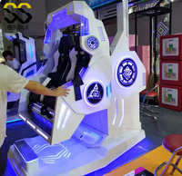 Venta caliente 360 grados 9D VR simulador de vuelo giratorio al aire libre VR cine simulador juegos que funcionan con monedas a precio de fábrica