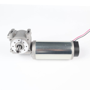 <span class=keywords><strong>Motor</strong></span> de engranaje helicoidal de CC con escobillas de 63 mm, 24 V, 240 RPM para abridor automático de puertas correderas con codificador de 100 PPR - Product Image 4