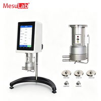 MesuLab NOUVEAU DV3T OEM Viscosimètre numérique rotatif de laboratoire à écran tactile pour micro-échantillons, à cône et plaque