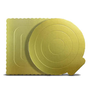 Plaques de <span class=keywords><strong>Base</strong></span> à gâteau carrées épaisses, en feuille d'aluminium dorée, en carton ondulé, vente en gros, 12 pièces, 2-3mm - Product Image 4