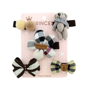 Leuke Haaraccessoires Set Over Mooie 5Pcs Haar Clips Set Inbegrepen Bloem En Boog Decoratie Voor Meisjes - Product Image 2