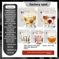JY bunga asli jeli lilin kedelai ramah lingkungan buatan tangan beraroma aromaterapi lilin minyak esensial dupa silinder Hari Valentine