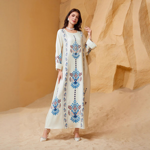 ZD040 Vestito a Tunica Stampato da Donna con Diamanti - Product Image 1