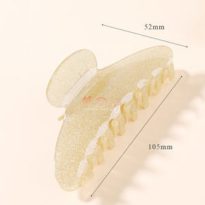 LOGO PERSONNALISÉ 3000 + COULEURS 10.5cm Grande Taille Violet Couleur Acrylique Pinces À Cheveux Pinces Accessoires 222583 - Product Image 6