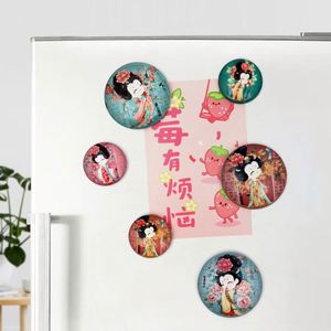 Pegatina Magnética Creativa de la Serie Dinastía Tang, con Diseño de Concubina de Cristal, Ecológica, de Gran Tamaño, con Dibujos Animados, Tendencia Nacional, para Refrigerador - Product Image 1
