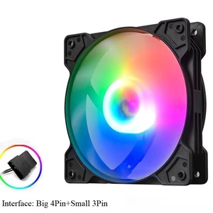 OEM nhà máy tùy chỉnh 120mm <span class=keywords><strong>RGB</strong></span> LED PC trường hợp máy tính Quạt làm mát 4/3pin với bóng mang 12V 120 Cooler trường hợp <span class=keywords><strong>Fan</strong></span> - Product Image 3