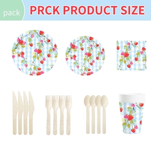 Platos de Papel para Fruta DAMAI, Decoraciones para Fiestas de Cumpleaños de Verano, Vajilla Desechable para Fruta, Artículos para Fiestas, Recuerdos para Niñas - Product Image 5