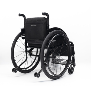 Carrozzina Manuale dal Design Portatile, Sedia a Rotelle Sportiva in Lega di Alluminio con Finitura Carbonio, Carrozzina Leggera - Product Image 5