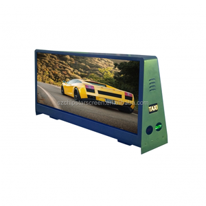 Mới Nhất Ngoài Trời Taxi Roof Video <span class=keywords><strong>LED</strong></span> Hiển Thị/Đầy Đủ Màu Xe Top Đăng/3 Gam WIFI Taxi Quảng Cáo Hộp Đèn - Product Image 2