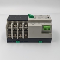 Sélecteurs de transfert automatique 4P 3 phases sur rail DIN sans interruption 63A 100A 125A Onduleur photovoltaïque ATS PV Inverter CB PC