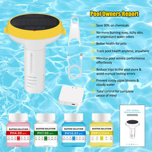Smart 7-in-1 WiFi penguji kualitas air tenaga surya/USB <span class=keywords><strong>pH</strong></span> CL ORP EC TDS penguji salinitas Temp untuk bak kolam <span class=keywords><strong>Spa</strong></span> kolam - Product Image 5
