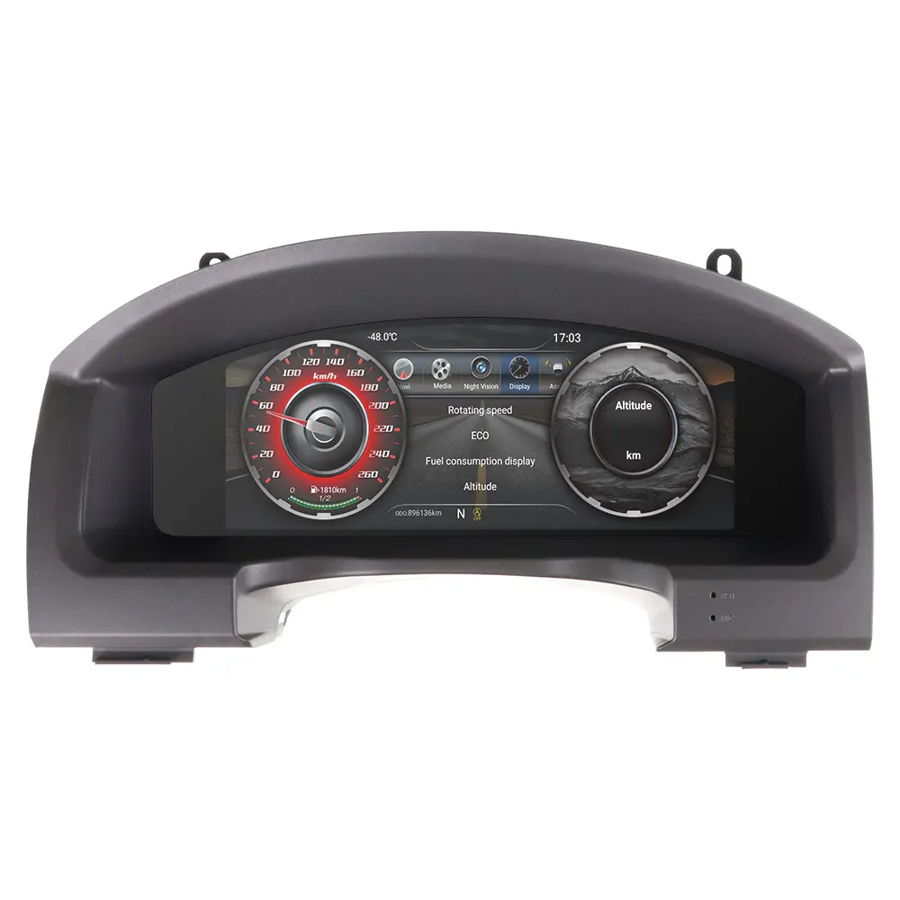 ZWNAV Auto Accessoires 12.3 LCD Instrument Dash Panel Board Meter Screen pour Toyota Land Cruiser Prado 150 J150 2010-2019