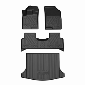 Tapis de sol de voiture <span class=keywords><strong>3</strong></span> pièces en TPE 3D antidérapant, écologique, de luxe, épaisseur <span class=keywords><strong>3</strong></span>,5 mm, ensemble complet, personnalisé, vente en gros, imperméable, garantie 1 an - Product Image 5