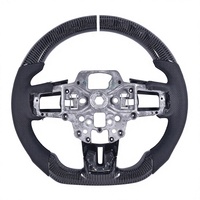 Accessoires d'intérieur de voiture personnalisés Volant en fibre de carbone pour Ford Mustang