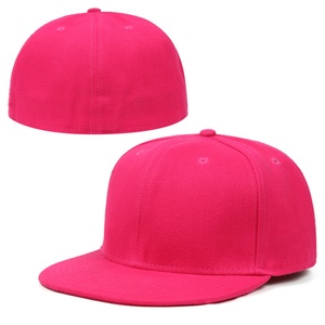 Gorra de béisbol unisex de color liso con visera plana, estilo hip hop, gorra de sol de tela común, de moda - Product Image 2