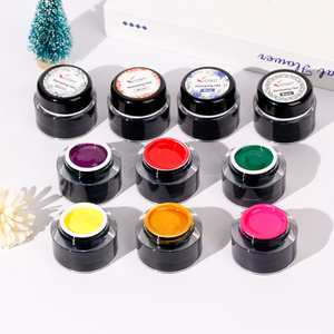 Juego de esmalte de uñas de gel de 12 colores con etiqueta privada OEM Gel polivinílico para decoración de uñas UV con modelo superior 5g Diseño de muestra sin peso - Product Image 1