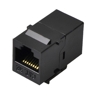 Coupleur Keystone RJ45 Femelle-Femelle pour Réseau Ethernet <span class=keywords><strong>LAN</strong></span> CAT5E, Connecteur en Ligne UTP - Product Image 1