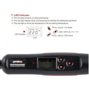 <span class=keywords><strong>Prolux</strong></span> couvrant Film fer à sceller 110V/220V avec contrôle de température pour avion RC avion thermorétractable Oracover - Product Image 5