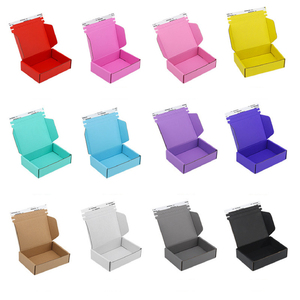 Cajas De Papel Corrugado Para Embalaje De Ropa Papel Kraft De Color Cajas De EnvIo Logotipo Cajas De Papel Corrugado <strong>Paper</strong> <strong>Box</strong> - Product Image 6