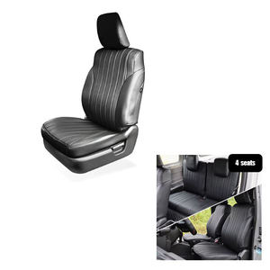 Fundas de Asiento de Cuero para 4 Plazas, Fundas para Asientos Delanteros y Traseros para Accesorios de Suzuki Jimny JB64 JB74, las Más Populares - Product Image 1