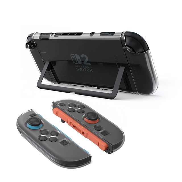 Transparent Clear Shockproof Protective Case Cover for Nintendo Switch 2