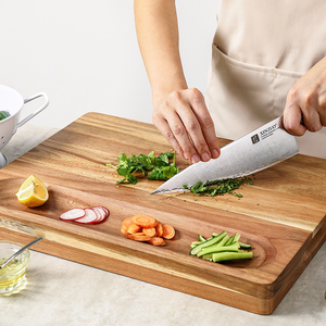 <span class=keywords><strong>Planche</strong></span> à découper carrée multifonctionnelle de haute qualité en <span class=keywords><strong>bois</strong></span> d'acacia pour la cuisine - Product Image 4