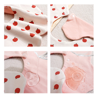 Bavoir pour bébé Happyflute à imprimé dessin animé, imperméable, pour peinture et dessin, tablier tendance personnalisé pour bébé