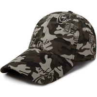 Gorras Deportivas con Estampado de Camuflaje Personalizadas al por Mayor, Gorras de Béisbol Clásicas Ajustables de Moda para Hombre
