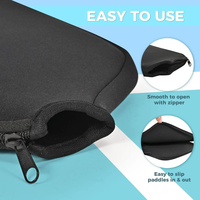 Housse de protection personnalisée en néoprène pour raquette de pickleball, étanche, antichoc, avec fermeture éclair, sac de transport portable pour raquette
