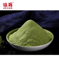 Poudre d'herbe d'orge naturelle verte pour boisson ou coloration de pâtes