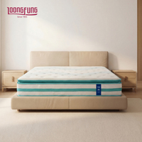 LOONGFUNG OEM/ODM Hybrid-Matratze Vakuumverpackt für Hotel & Zuhause mit Zonen-Taschenfederkern & Memory-Schaum in Queen, King und Full Size
