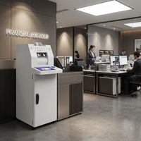 Kiosques bancaires de qualité supérieure pour banques et magasins de détail avec détecteur de faux billets - Jinrui CDM-9000B, distributeur de billets