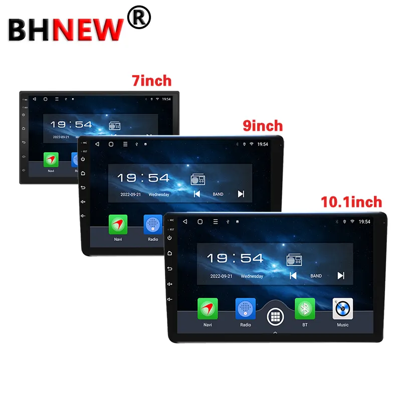 car radio android universal 2+32G 7''/ 9''/ 10'' CarPlay IPS display screen GPS navigation