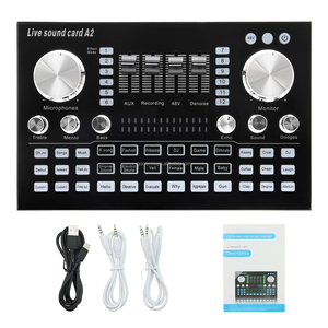 Tarjeta de Sonido Profesional Watford A2 para Transmisión en Vivo y Grabación, Compatible con Smartphones, Laptops y YouTube - Product Image 2