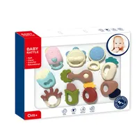 10 PCS Children Toddler Handbell Teether Ring Hanging Baby Rattle ToyためKids