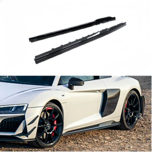 Jupes latérales en fibre de carbone sèche style GT pour <span class=keywords><strong>Audi</strong></span> R8 pour la 2ème génération restylée 2019-2023 - Product Image 1