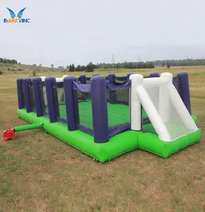 New Interesting Football Pitch Inflatable Sport Games Soap Soccer Field