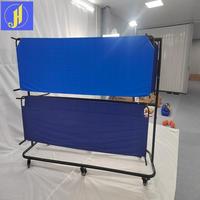 Venta al por mayor precio de fábrica de alta calidad deflector de metal estante de interior y exterior para el entrenamiento de red de tenis plegable profesional