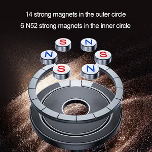 Suporte multifuncional de liga magnética para celular, suporte giratório para painel, suporte universal para celular, suporte de navegação