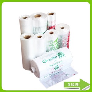 ถุงพลาสติกแบบม้วนสำหรับใส่เสื้อยืด ความหนาตามสั่ง รีไซเคิลได้ ผลิตจาก HDPE พร้อมพิมพ์โลโก้ - Product Image 4