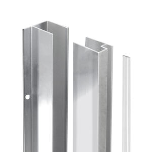 Coppia di Profili di Fissaggio a Parete per Porte Doccia Walk-In Essenziali - Product Image 1