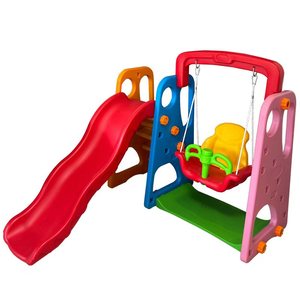 <span class=keywords><strong>Scivolo</strong></span> e <span class=keywords><strong>Altalena</strong></span> per Bambini in PE Resistente con Canestro da Basket per <span class=keywords><strong>Giardino</strong></span>, Asilo e Casa - Product Image 2